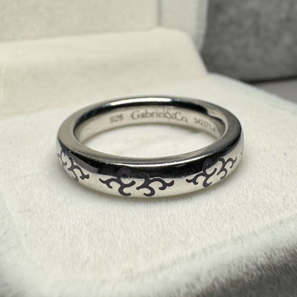 Gabriel & Co. 925 Sterling Silver Ring Size 7 NEW display